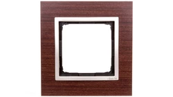 Simon 54 Nature Ramka pojedyncza drewno ZŁOTY ORZECH DRN1/86