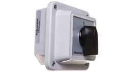 Łącznik krzywkowy 16A 0-1 (2 - biegunowy) w obudowie OB1 ŁK16R-1.828OB1