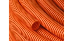 Rura karbowana 320N fi 20/15mm bezhalogenowa do zalewania betonem samoodkształcalna z pilotem i smarowaniem PV ECTP1220T /100m/