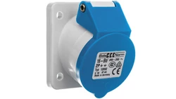 Gniazdo tablicowe skośne 16A 3p 230V 6h IP44 12092