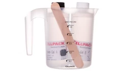 Dwuskładnikowy żel w butelkach, z pojemnikiem i mieszadłem, POWER GEL 400ml, 335120