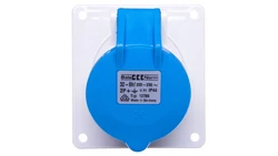 Gniazdo tablicowe 32A 3P 230V 6h IP44 skośne Quick-Connect 12789