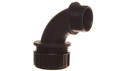 Dławnica kątowa do węża osłonowego M32 IP65 SILVYN MPC 90stopni M32x1,5 czarna 55502484 /10szt./