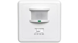 Czujnik ruchu i dźwięku 40/500W 140 stopni biały OR-CR-206