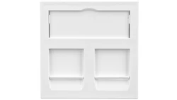 Adapter M45 dla 2xRJ45 biały DTG-2RM RW1 6119292