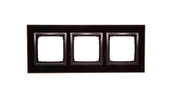 Simon 54 Nature Ramka potrójna szkło ZASTYGŁA LAWA DRN3/73