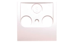 Berker B1/B3/B7 Płytka centralna do gniazda antenowego 2- i 3-wyjściowego biała 12031909