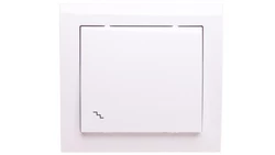 KIER Łącznik schodowy biały ŁP-3W/00