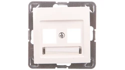 IMPRESJA Obudowa gniazda teleinformatycznego podwójnego ecru GPK-2Y/p/27