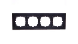 Sentia Ramka poczwórna czarna 1474-61