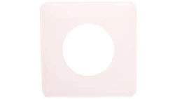 Sentia Osłona ściany pojedyncza srebrna tworzywo pozioma 2100-06