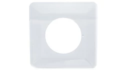 Sentia Osłona ściany pojedyncza biała tworzywo pozioma 2100-00