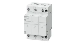 Podstawa bezpiecznikowa do wkł. cylindrycznych 10x38mm 32A 3P z diodą sygnalizacyjną 3NW7034