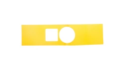 Etykieta żółta do kaset samoprzylepna 150x38mm z wycieciem 22x22mm bez opisu SIRIUS ACT 3SU1900-0BF31-0AA0