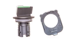 Napęd przełącznika 3 położeniowy I-O-II 30mm zielony podświetlany z samopowrotu metal mat IP69k Sirius ACT 3SU1062-2DM40-0AA0