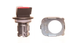 Napęd przełącznika 2 położeniowy O-I 30mm czerwony podświetlany bez samopowrotu metal mat IP69k Sirius ACT 3SU1062-2DF20-0AA0