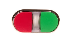 Przycisk podwójny 22mm metal zielony/czerwony przyciski płaski/wysoki z samopowrotem SIRIUS ACT 3SU1050-3BB42-0AA0