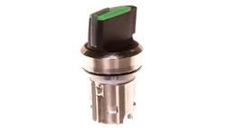 Napęd przełącznika 3 położeniowy I-OII 22mm zielony podświetlany stabilny/niestabilny metal mat IP69k Sirius ACT 3SU1052-2BN40