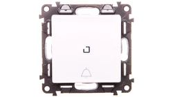 VALENA LIFE Przycsik /dzwonek/ z podświetleniem biały 752116