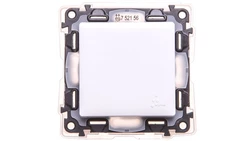 VALENA LIFE Łącznik schodowy biały IP44 10A 752156