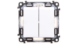 VALENA LIFE Łącznik schodowy IP44 biały 752158