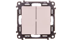 VALENA LIFE Przycisk przełączny podwójny kremowy 752218