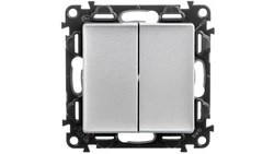 VALENA LIFE Łącznik schodowy podwójny aluminium 752308