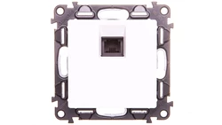 VALENA LIFE Gniazdo telefoniczne pojedyncze RJ11 biały 753138