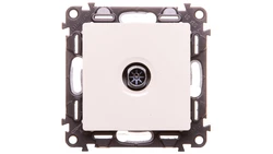 VALENA LIFE Gniazdo antenowe TV końcowe kremowy 753251