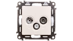 VALENA LIFE Gniazdo antenowe RTV/SAT końcowe kremowy 753252