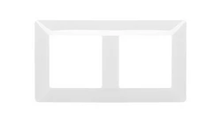 VALENA LIFE Ramka podwójna biała 754002