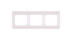 VALENA LIFE Ramka potrójna biała 754003