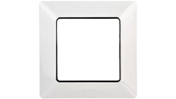 VALENA LIFE Ramka pojedyncza biała/chrom 754031