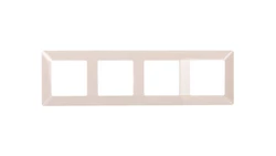 VALENA LIFE Ramka poczwórna kremowa 754044