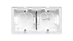 VALENA LIFE Puszka natynkowa podwójna biała 754192