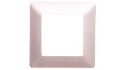 VALENA LIFE Ramka pojedyncza aluminium 754131