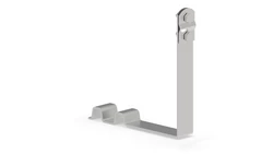 Uchwyt drutu odgromowego pod dachówkę z zamkiem skręcany nierdzewny 10.5/S NI /91006005/