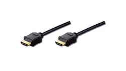 Kabel połączeniowy HDMI Highspeed 1.4 z Eth. GOLD Typ HDMI A/HDMI A, M/M czarny 2m AK-330114-020-S