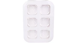 FORIX Stacja robocza sześciokrotna biała 782496