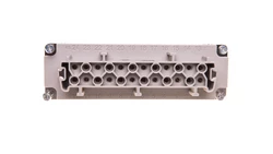 Wklad złącza 24P+PE żeński 16A 500V EPIC H-BE 24 BS 10197100