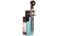 Wyłącznik krańcowy 1Z 1R pełzające metal 31mm dźwignia uchylna 100mm regulowana z rolką 19mm z tworzywa IP67 3SE5212-0BK50