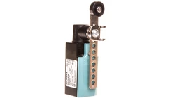 Wyłącznik krańcowy 1Z 1R migowe metal 31mm dźwignia uchylna 100mm regulowana krokowo z rolką 19mm z tworzywa IP67 33SE5212-0CK60