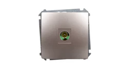 Simon Basic Gniazdo antenowe pojedyncze końcowe satynowe BMAK3.01/29