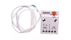 Czujnik zmierzchowy z zewnętrzną sondą 2300W 2-100lx IP65/IP20 biały OR-CR-233