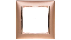 VALENA Ramka pojedyncza uniwersalna złoty mat/złoto 770301