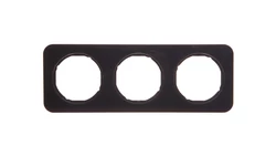 Berker R.1 Ramka potrójna pozioma/pionowa IP20 czarna 10132145