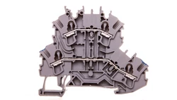 Złączka szynowa 2-piętrowa 2,5mm2 N/L szara 2002-2202 TOPJOBS /50szt./