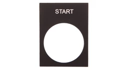 Etykieta, 30x40mm, czarny, START ZB2BY2303 /10 szt./