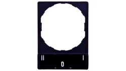 Szyld opisowy 30x40mm z etykietą 8x27mm I-0-II ZBY2186