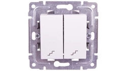 DANTE Łącznik schodowy podwójny biały 450419